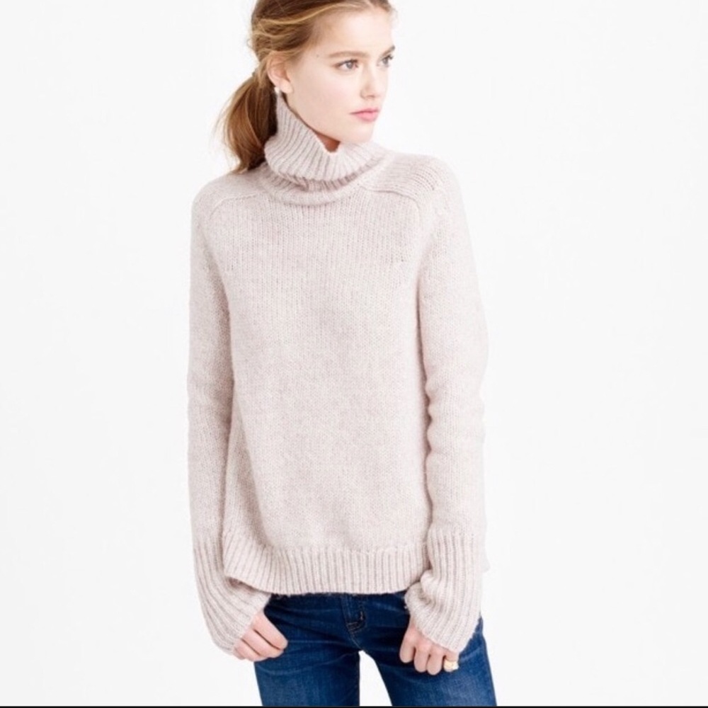 J. Crew Marled Classic Turtleneck Sweater